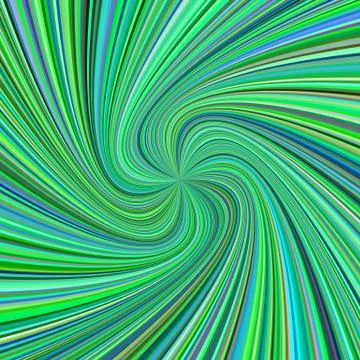 Geometric spiral background - vector illustration from spinning rays Illustrazione stock