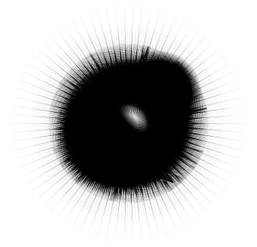 Geometric spiral element series. Abstract swirl, twirl graphics with rotating Stock Illustration