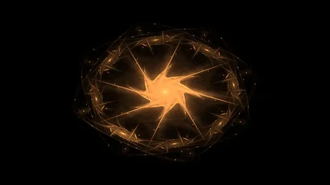 Geometric Spiral That Falls Down. Abstract Colorful Fractal Texture Stock Footage 72741091