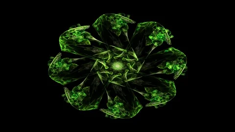 Geometric Spiral That Falls Down. Abstract Colorful Fractal Texture Stock Footage 72954351