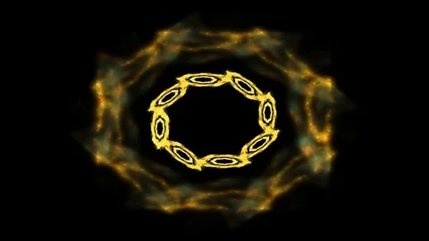 Geometric Spiral That Falls Down. Abstract Colorful Fractal Texture Stock Footage 72954360