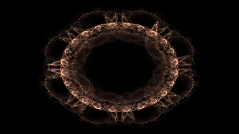 Geometric Spiral That Falls Down. Abstract Colorful Fractal Texture Stock Footage 72954366