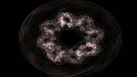 Geometric Spiral That Falls Down. Abstract Colorful Fractal Texture Stock Footage 72954374