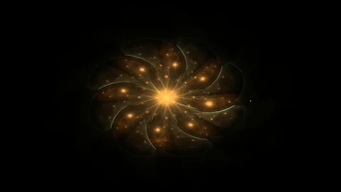 Geometric Spiral That Falls Down. Abstract Colorful Fractal Texture Stock Footage 72954379