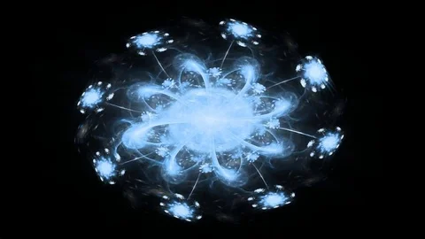 Geometric Spiral That Falls Down. Abstract Colorful Fractal Texture Stock Footage 72954387