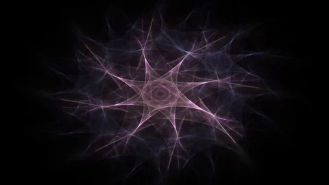Geometric Spiral That Falls Down. Abstract Colorful Fractal Texture Stock Footage 72954448