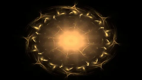 Geometric Spiral That Falls Down. Abstract Colorful Fractal Texture Stock Footage 72954462