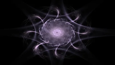 Geometric Spiral That Falls Down. Abstract Colorful Fractal Texture Stock Footage 72954557