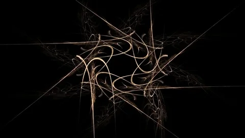 Geometric Spiral That Falls Down. Abstract Colorful Fractal Texture Stock Footage 72954565