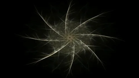 Geometric Spiral That Falls Down. Abstract Colorful Fractal Texture Stock Footage 72954574