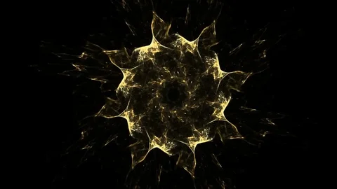 Geometric Spiral That Falls Down. Abstract Colorful Fractal Texture Stock Footage 81357657