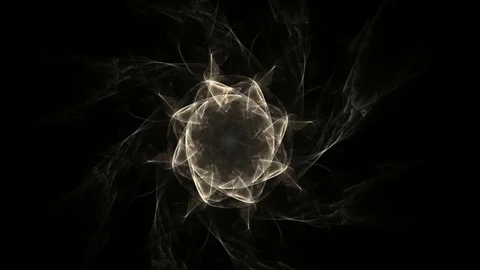 Geometric Spiral That Falls Down. Abstract Colorful Fractal Texture Stock Footage 81357726