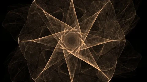 Geometric Spiral That Falls Down. Abstract Colorful Fractal Texture Stock Footage 82315673