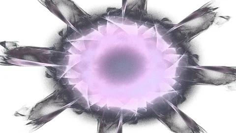 Geometric Spiral That Falls Down. Abstract Colorful Fractal Texture Stock Footage 95592746