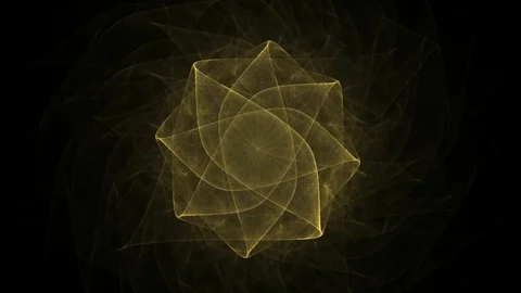 Geometric Spiral That Falls Down. Abstract Colorful Fractal Texture Stock Footage 116086914