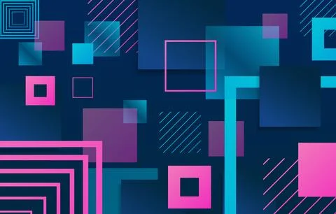 Geometric-Square-background Stock Illustration