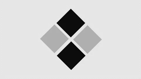 Geometric Square Loading Animation Loop Stock Footage 340451997