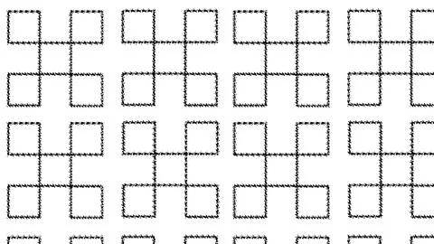 Geometric square pattern background. Minimalist grid texture with repeating.. Stock Illustration
