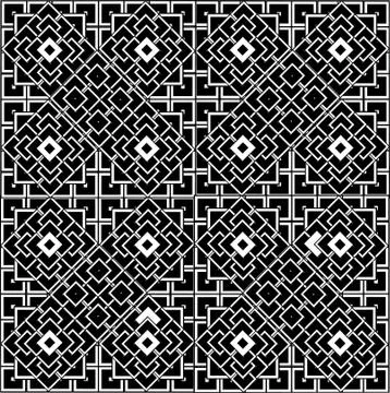 Geometric square pattern design Stock Illustration