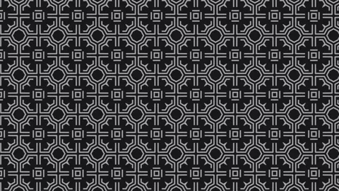 Geometric square tiles pattern mostly In the shade of black. Panning. Stock Footage 201531498