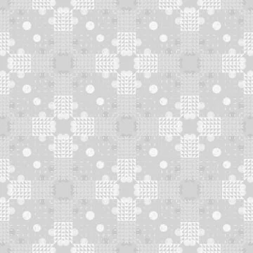 Geometric square tiles seamless pattern Stock Illustration