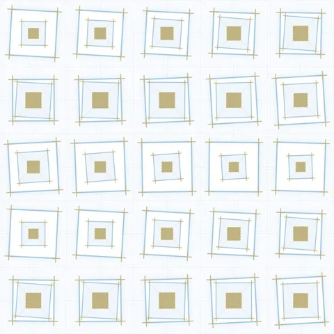 Geometric Squares Pattern Background, Minimalist Abstract Art, Subtle Animati Stock Footage 347811169