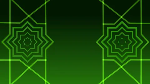 Geometric star pattern background animation, Abstract symmetrical geometric.. Stock Footage 328422315