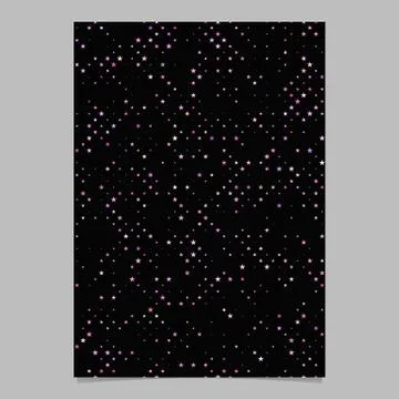 Geometric star pattern brochure background template - vector design 스톡 일러스트