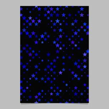 Geometric star pattern page background template - vector graphic Illustrazione stock