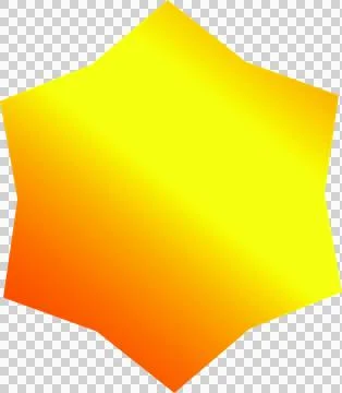 Geometric star shape Stockillustratie