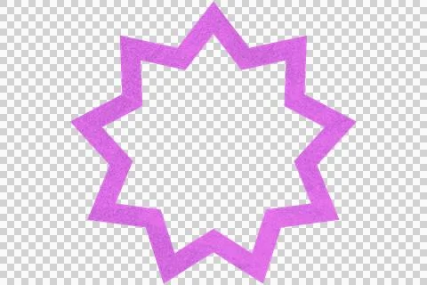 Geometric star shape Stock Illustration