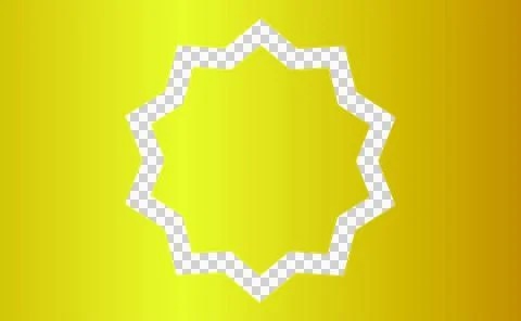 Geometric star shape Illustrazione stock