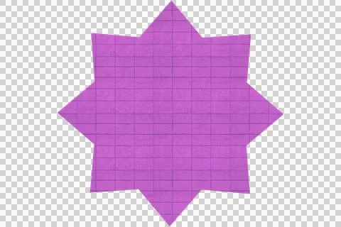 Geometric star shape Stock Illustration