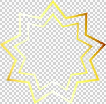 Geometric star shape Ilustración de archivo