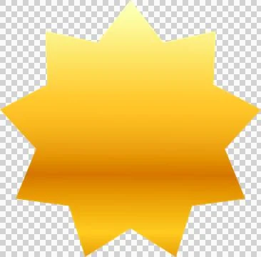 Geometric star shape Stock Illustration