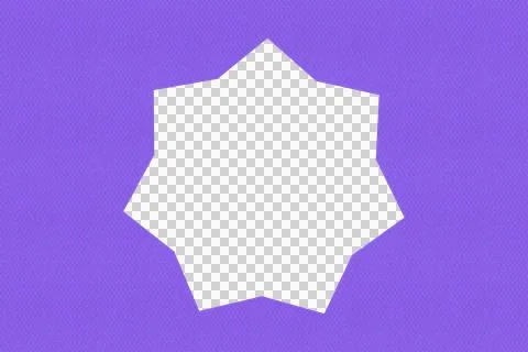 Geometric star shape Stockillustratie