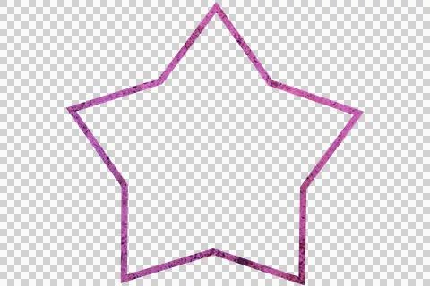 Geometric star shape 스톡 일러스트