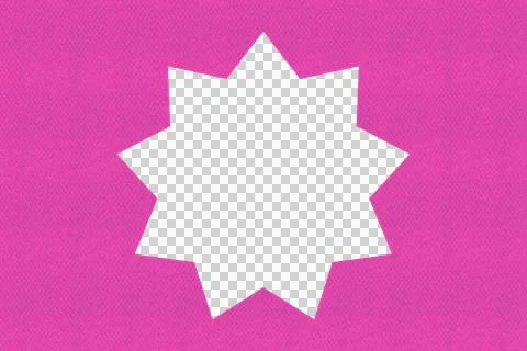 Geometric star shape Stock Illustration