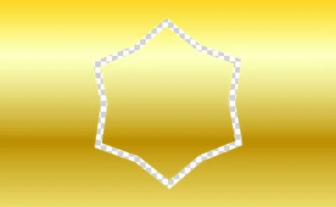 Geometric star shape Stock Illustration