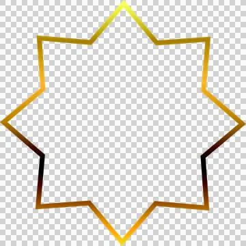 Geometric star shape 스톡 일러스트