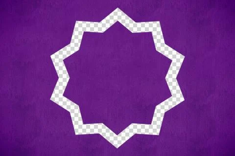 Geometric star shape Stock Illustration