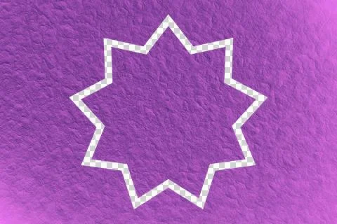 Geometric star shape Foto stock
