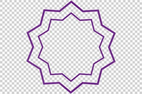 Geometric star shape Fotos de archivo