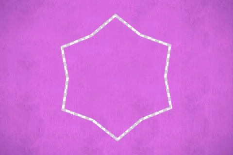 Geometric star shape 스톡 사진