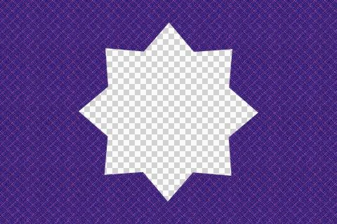 Geometric star shape Foto stock