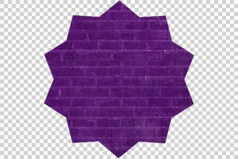 Geometric star shape Stock Photos