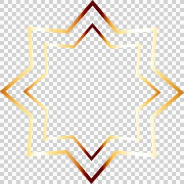 Geometric star shape Stockfoto's