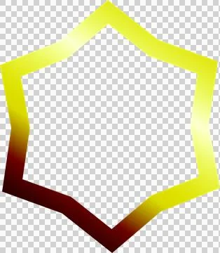 Geometric star shape Stock Photos