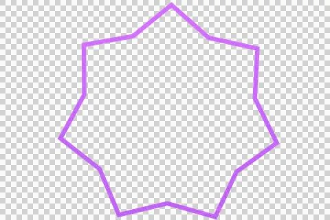 Geometric star shape Stock Photos
