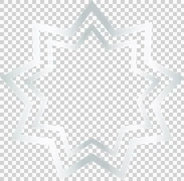 Geometric star shape Foto stock